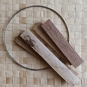 DIY Aufsteller Holzständer Holzklötzchen mit Loop Ring 15 cm